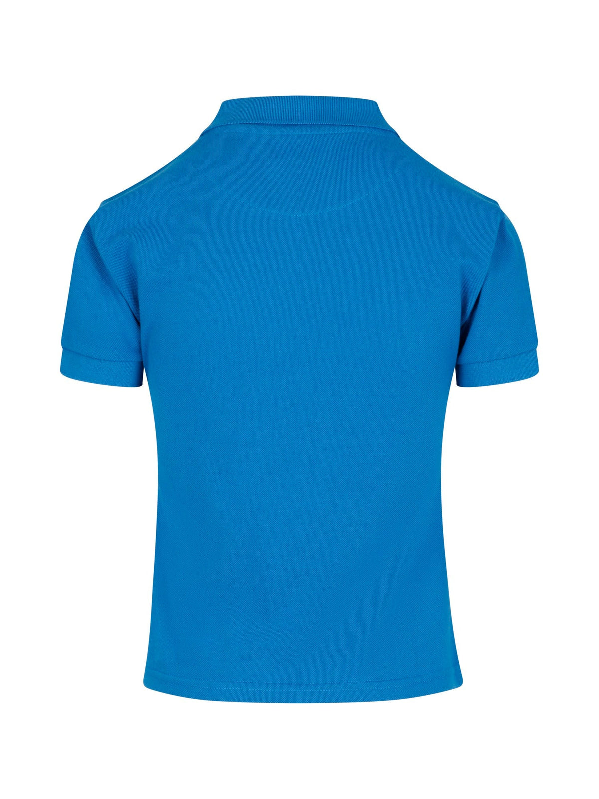 Women's Cotton  Pigment Dyed Polo - Sapphire - Back