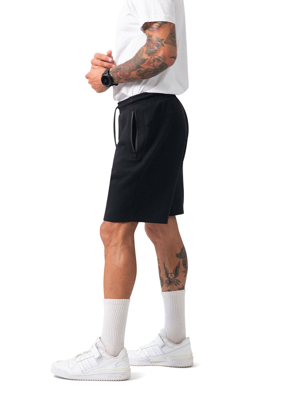 Mens' Cotton Sandwich Shorts - view