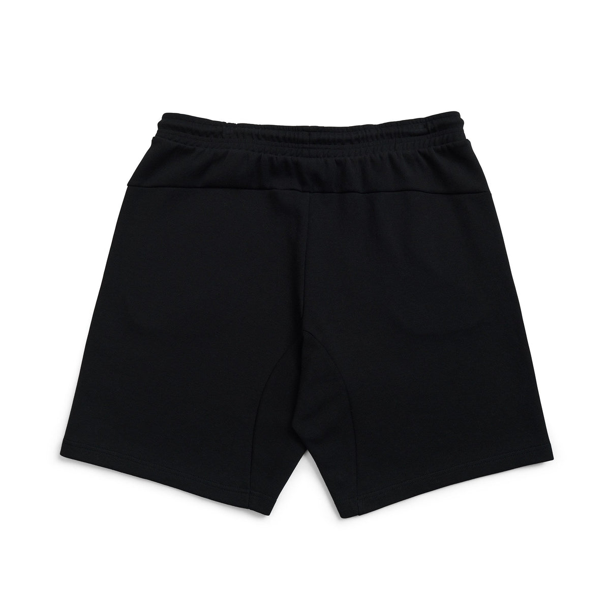 Mens' Cotton Sandwich Shorts - Black - Back