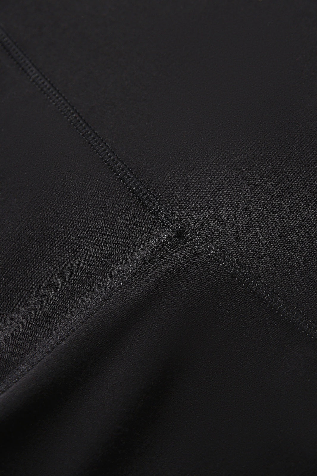 Womens High Rise full length leggings - Black - View
