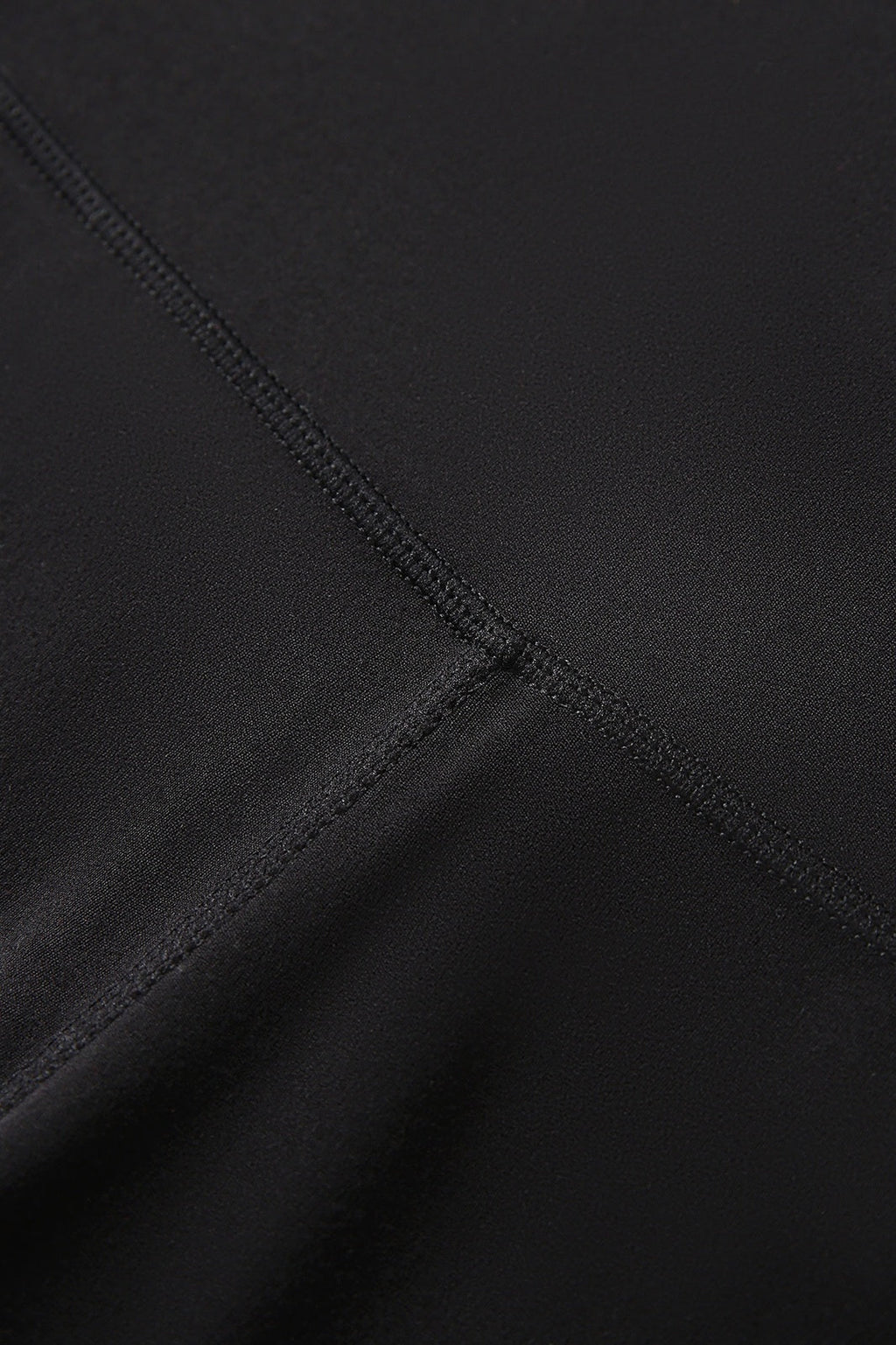 Womens High Rise Legging Shorts - Black - View