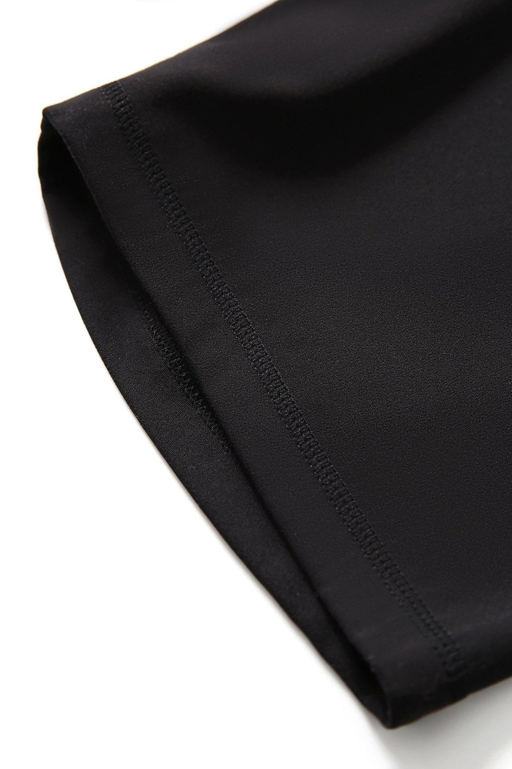 Womens High Rise full length leggings - Black - View