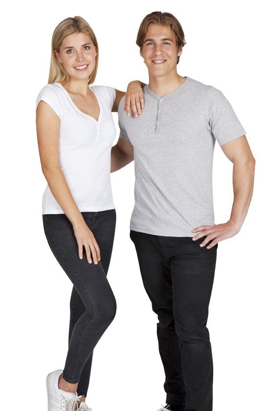 Women's Henley T-shirt - view