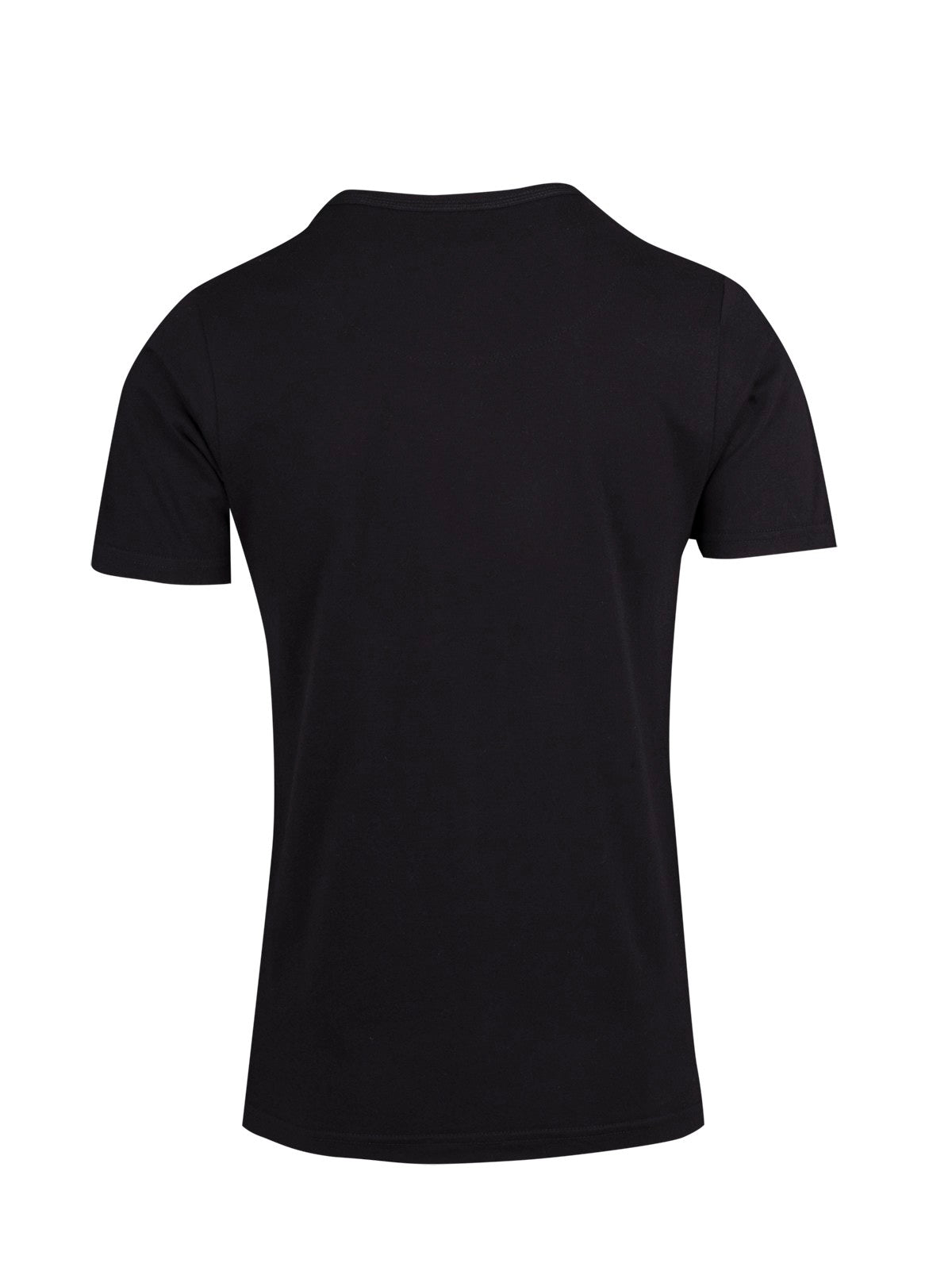 Men's Henley T-shirt - Black - Back