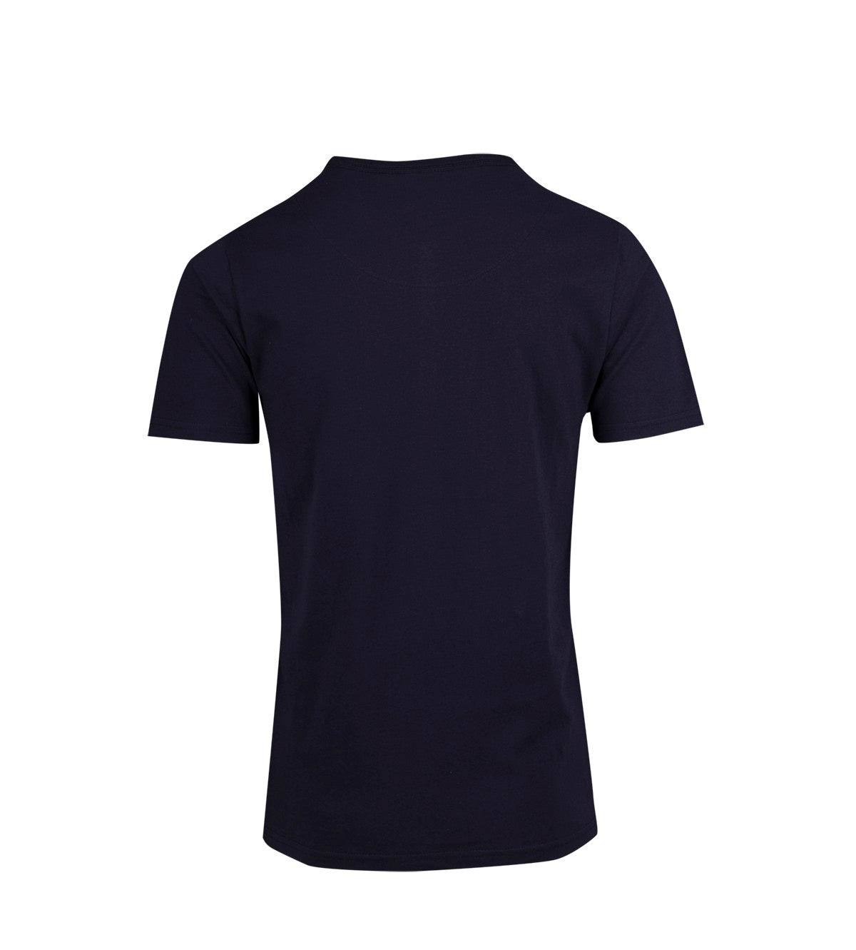 Men's Henley T-shirt - Navy Blue - Back