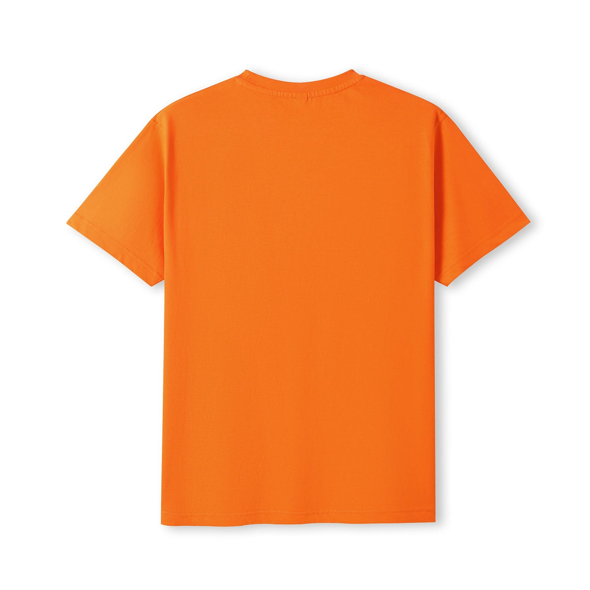 Men's / Unisex Hype T Shirt 100% Cotton - Orange - Back