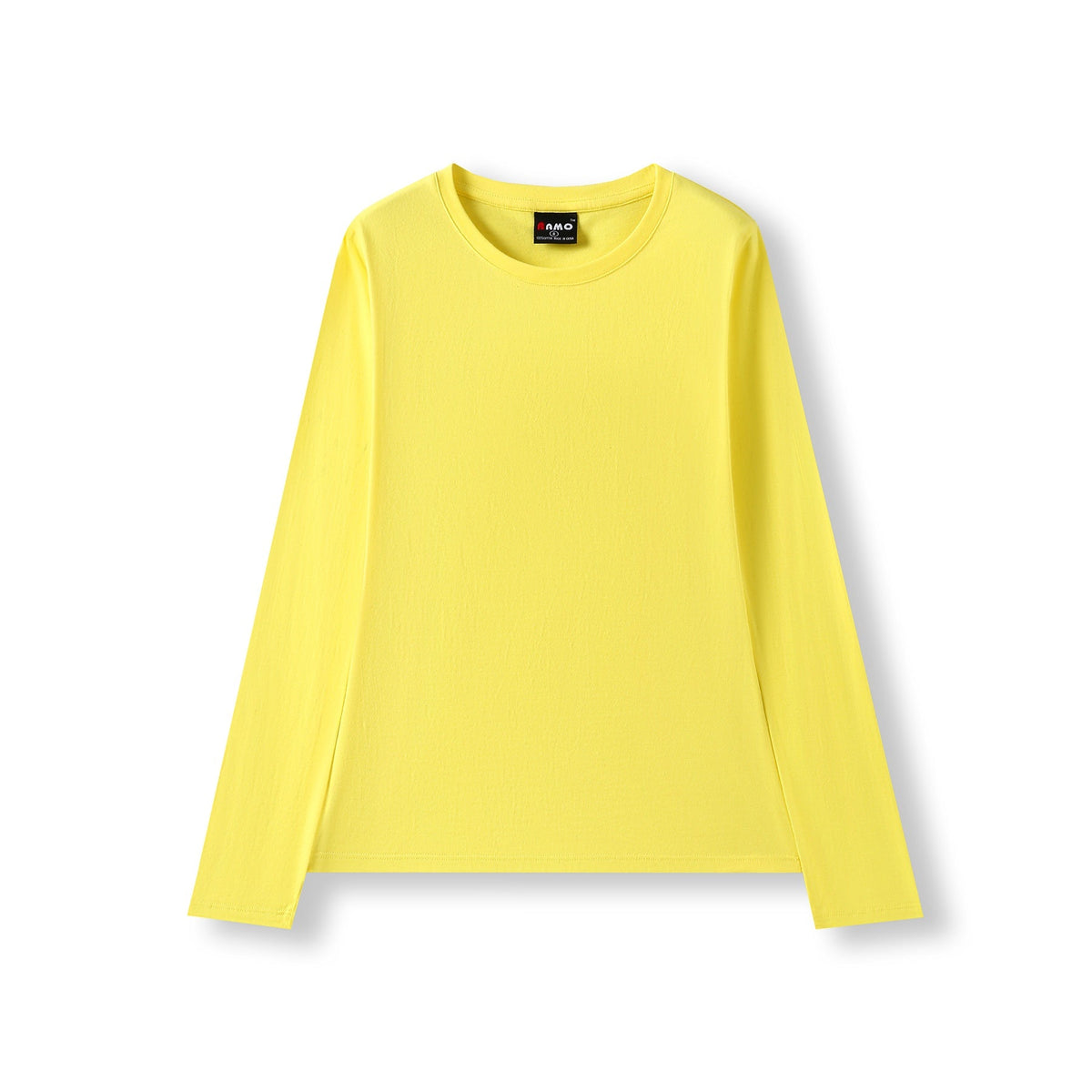 Women's Long Sleeve T-shirt - Lemon - Front