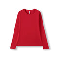 Women's Long Sleeve T-shirt - Red - Front