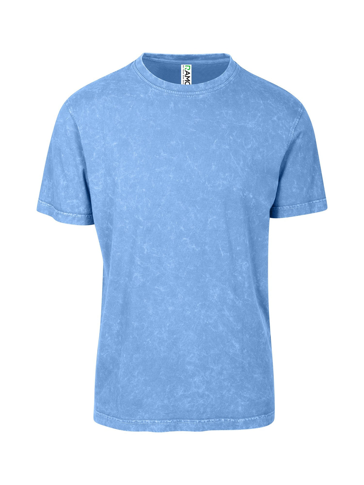 Men's / Unisex Stone Wash T-shirt - Blue - Front