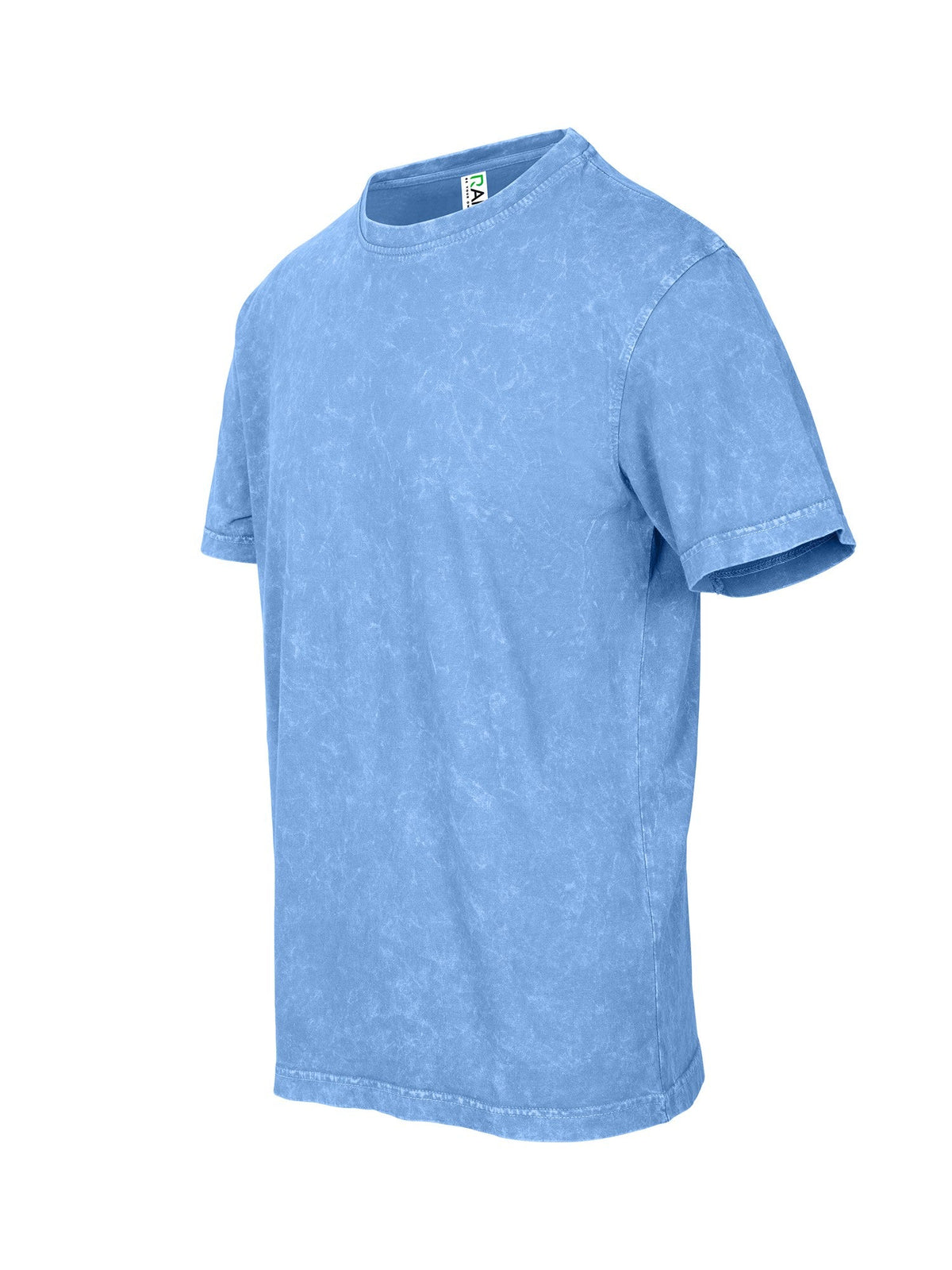 Men's / Unisex Stone Wash T-shirt - Blue - Side