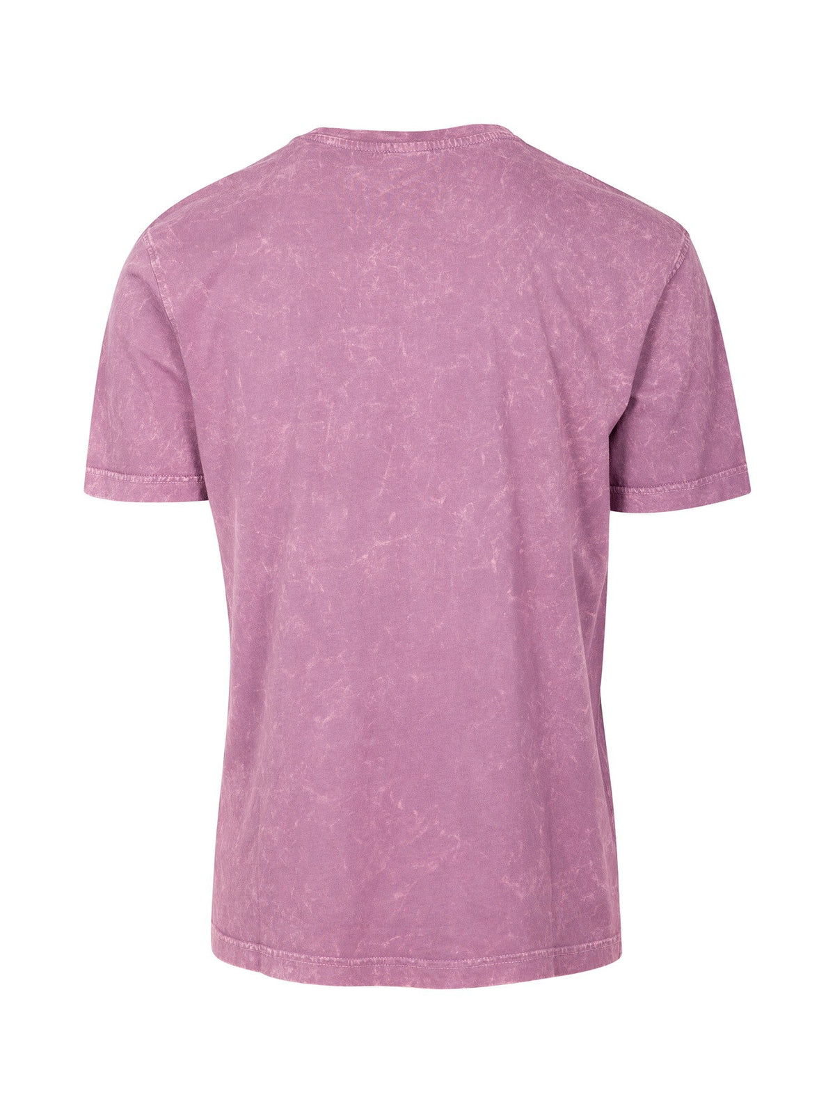 Men's / Unisex Stone Wash T-shirt - Mauve - Back