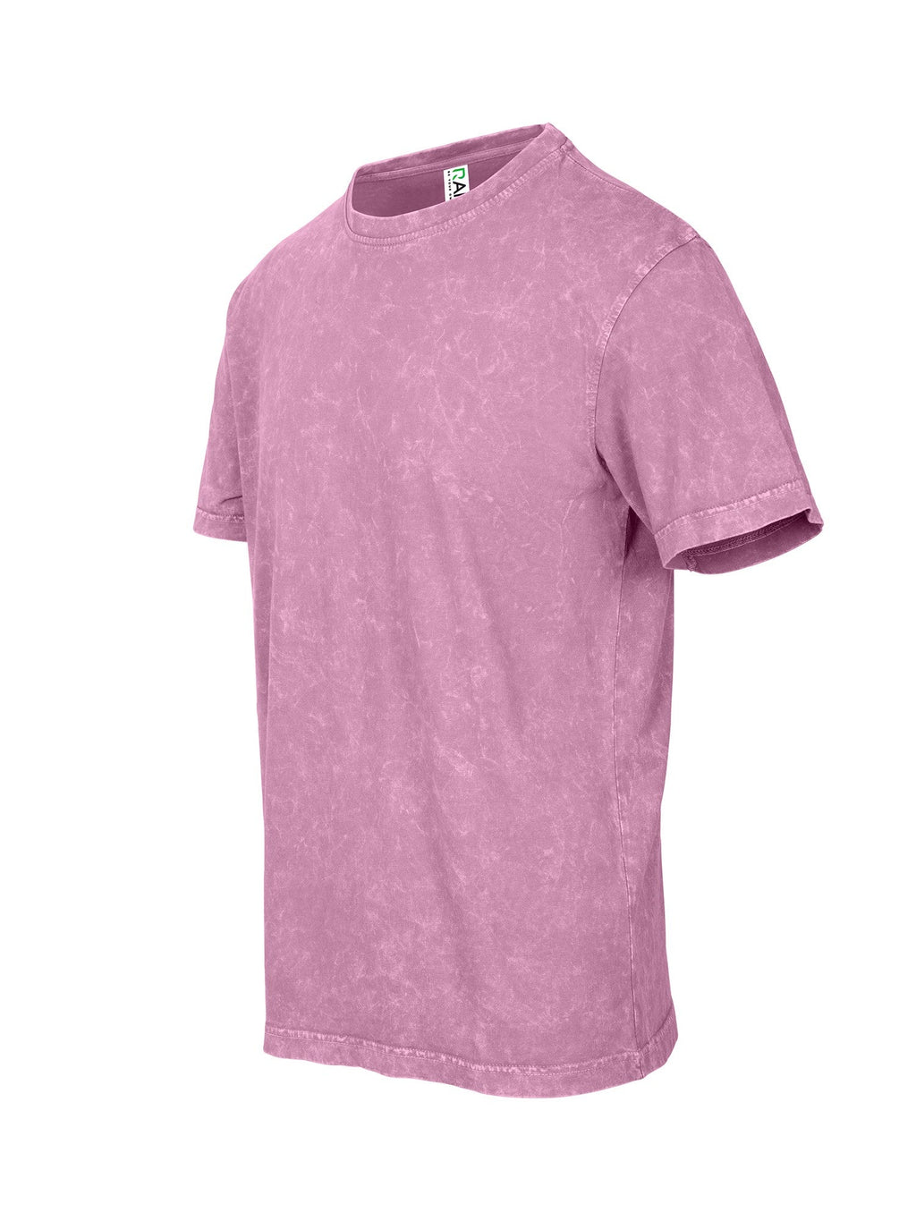 Men's / Unisex Stone Wash T-shirt - Mauve - Side