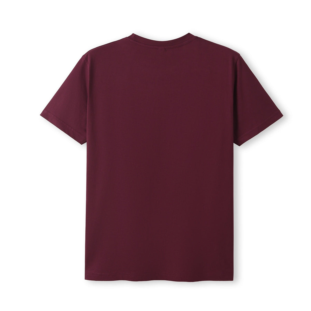 Men's / Unisex Modern Fit Tee - Maroon - Back