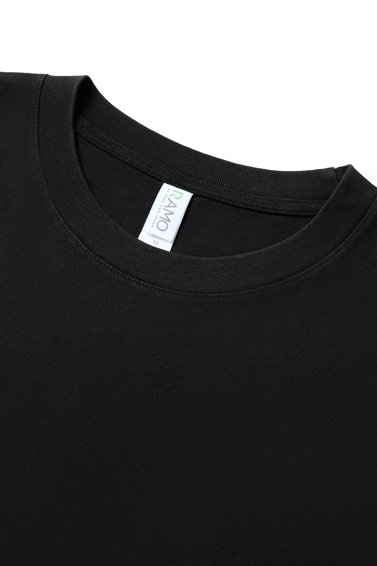 Unisex Heavy Weight Organic Cotton FADED Oversize Tshirt - Black Faded - View