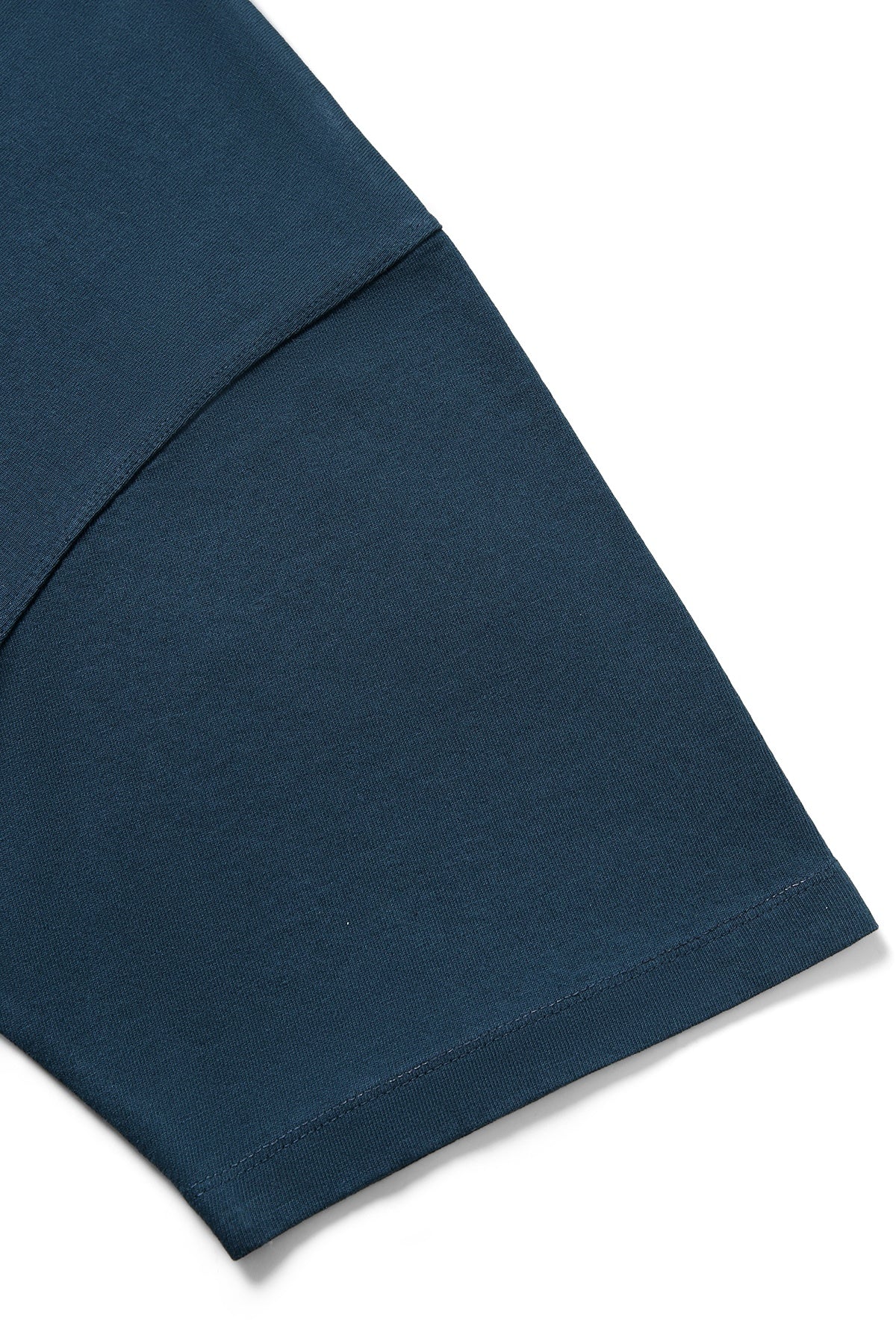 Unisex Heavy Weight Organic Cotton FADED Oversize Tshirt - French Navy Faded - View