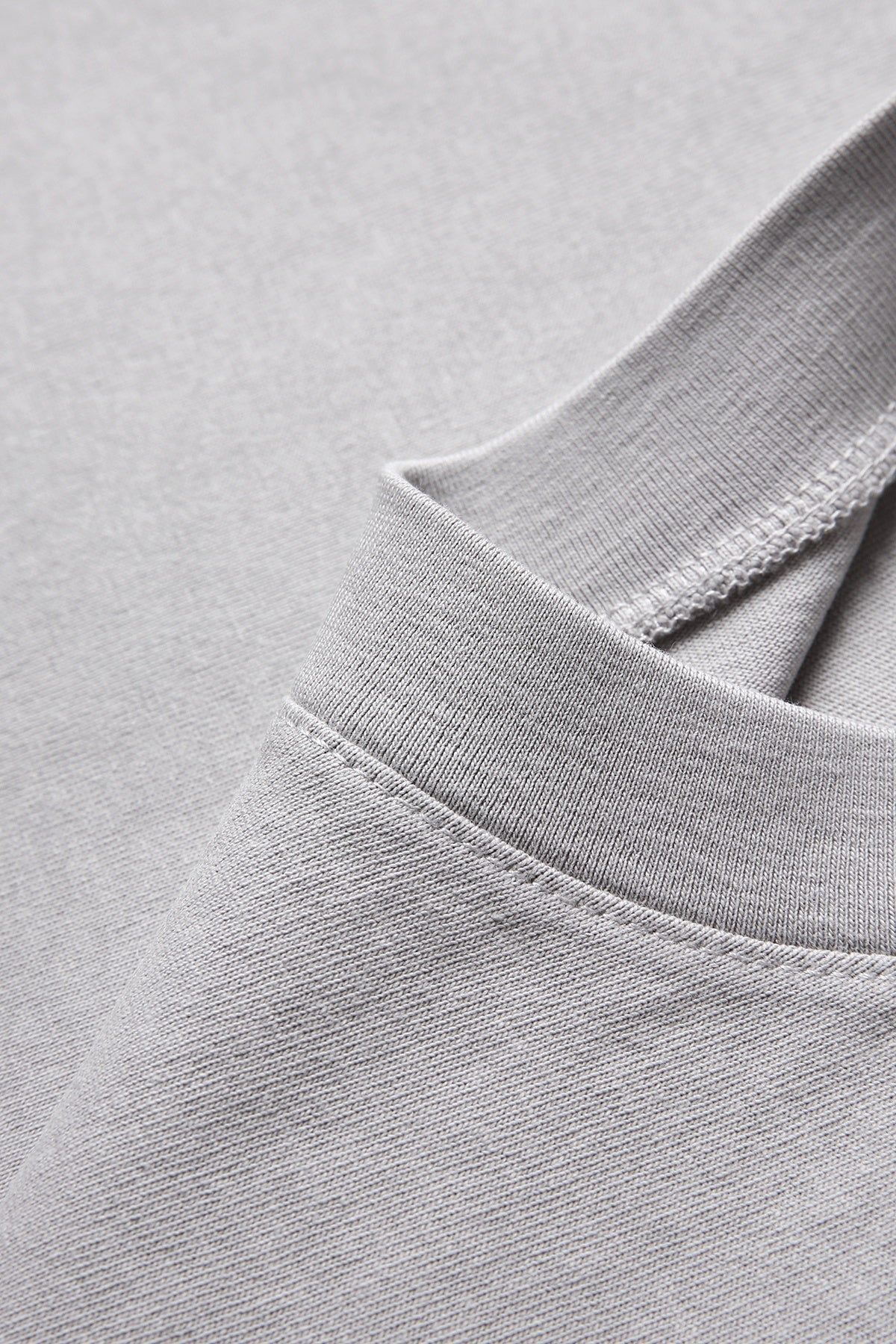 Unisex Heavy Weight Organic Cotton FADED Oversize Tshirt - Stone Grey Faded - View