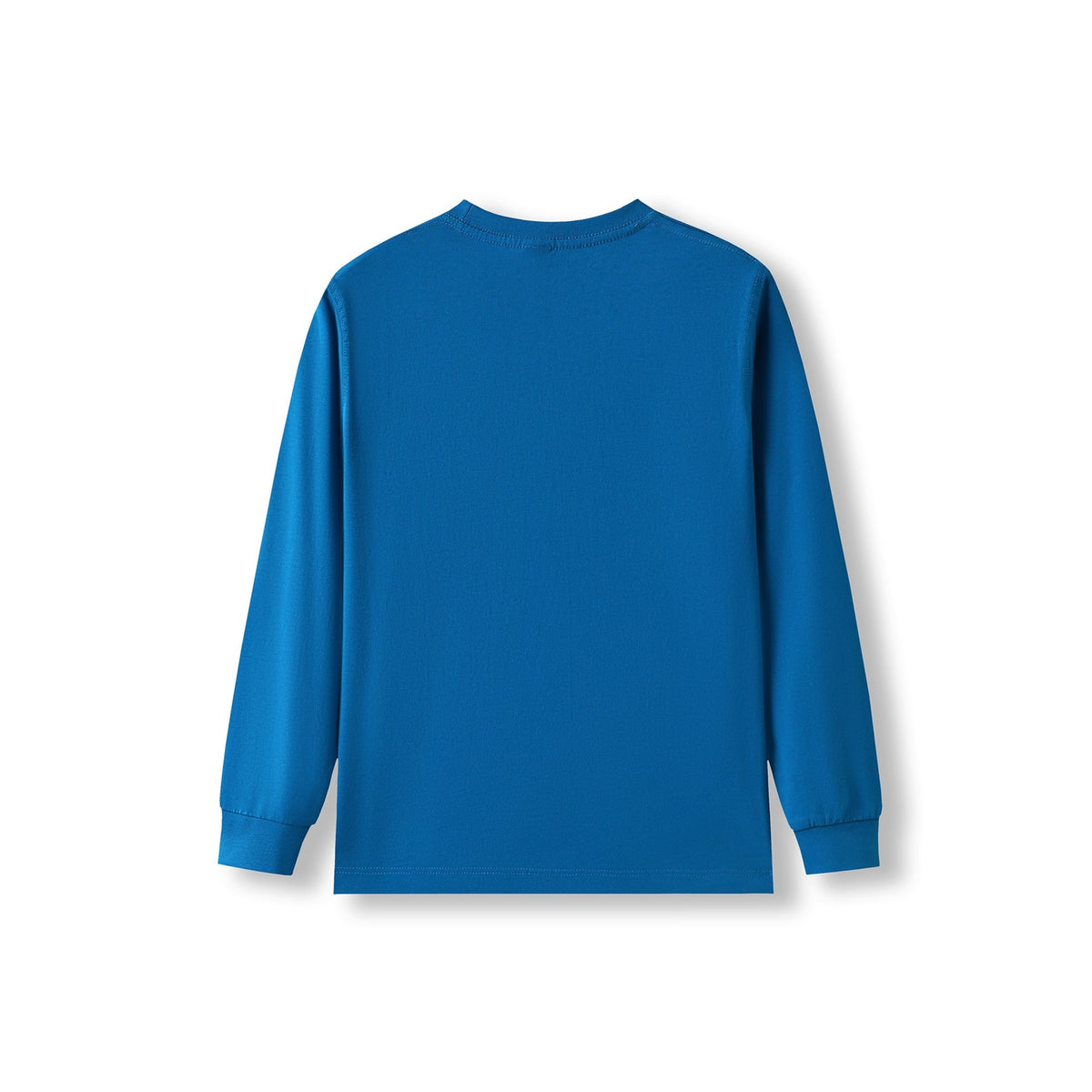 Kid's Long Sleeve T-shirt - Azure - Back
