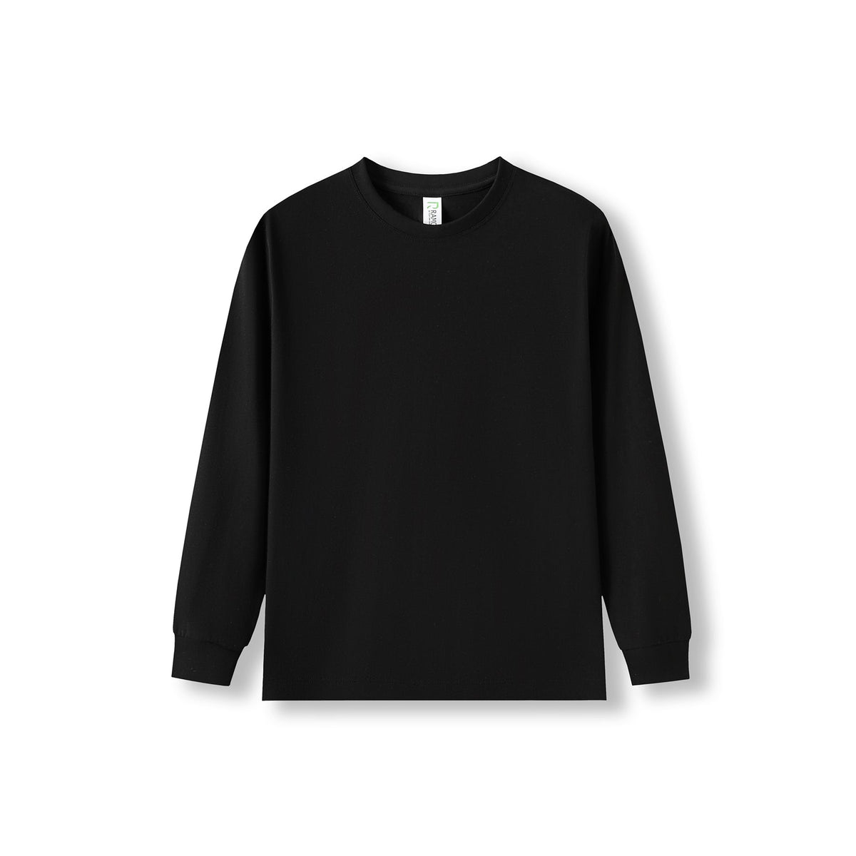 Kid's Long Sleeve T-shirt - Black - Front