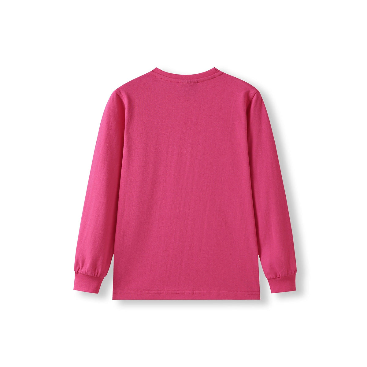 Kid's Long Sleeve T-shirt - Hot Pink - Back