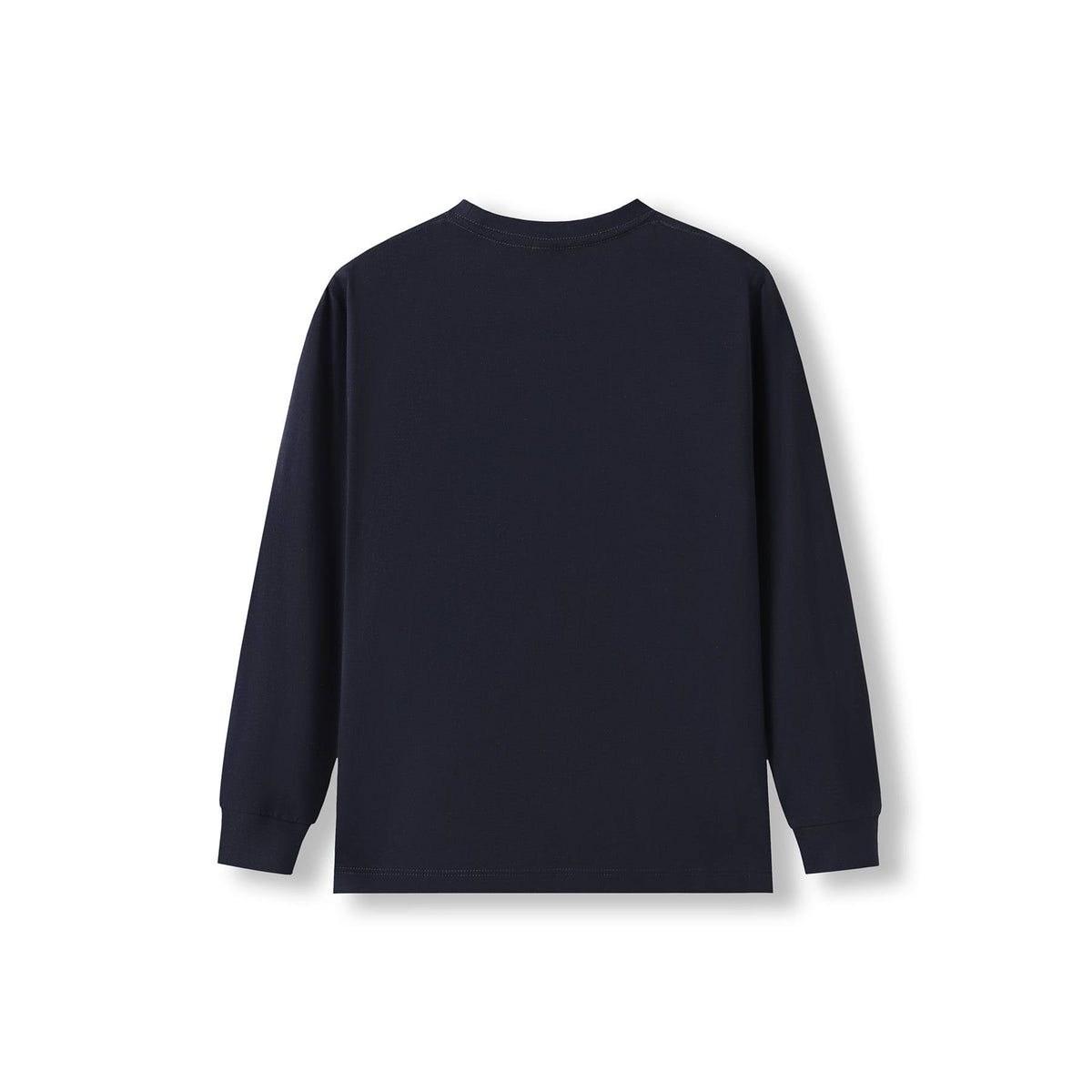 Kid's Long Sleeve T-shirt - Navy Blue - Back