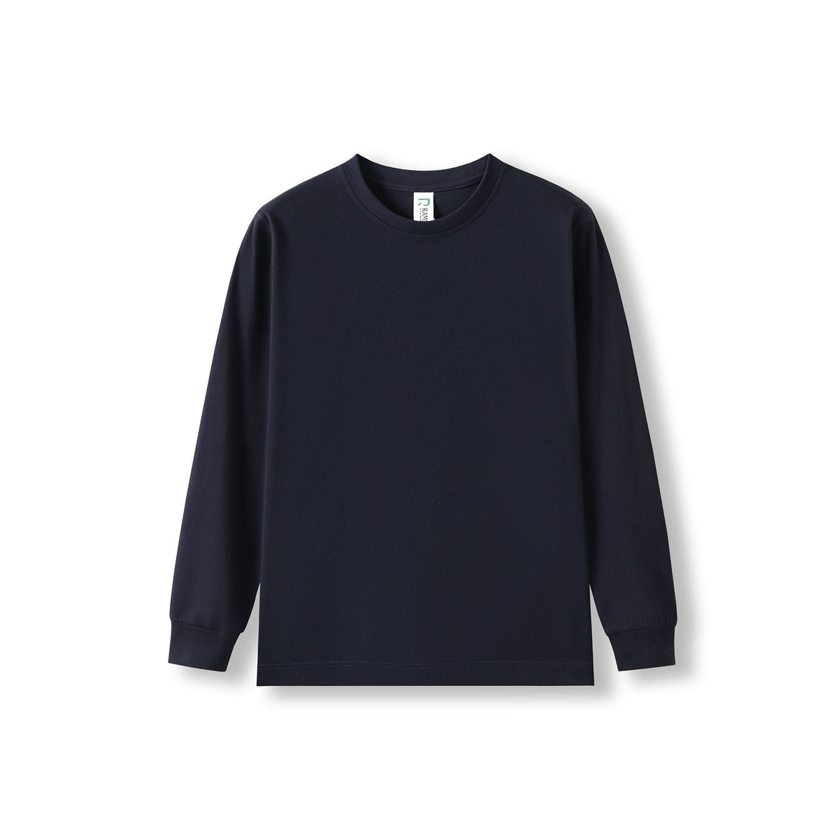Kid's Long Sleeve T-shirt - Navy Blue - Front