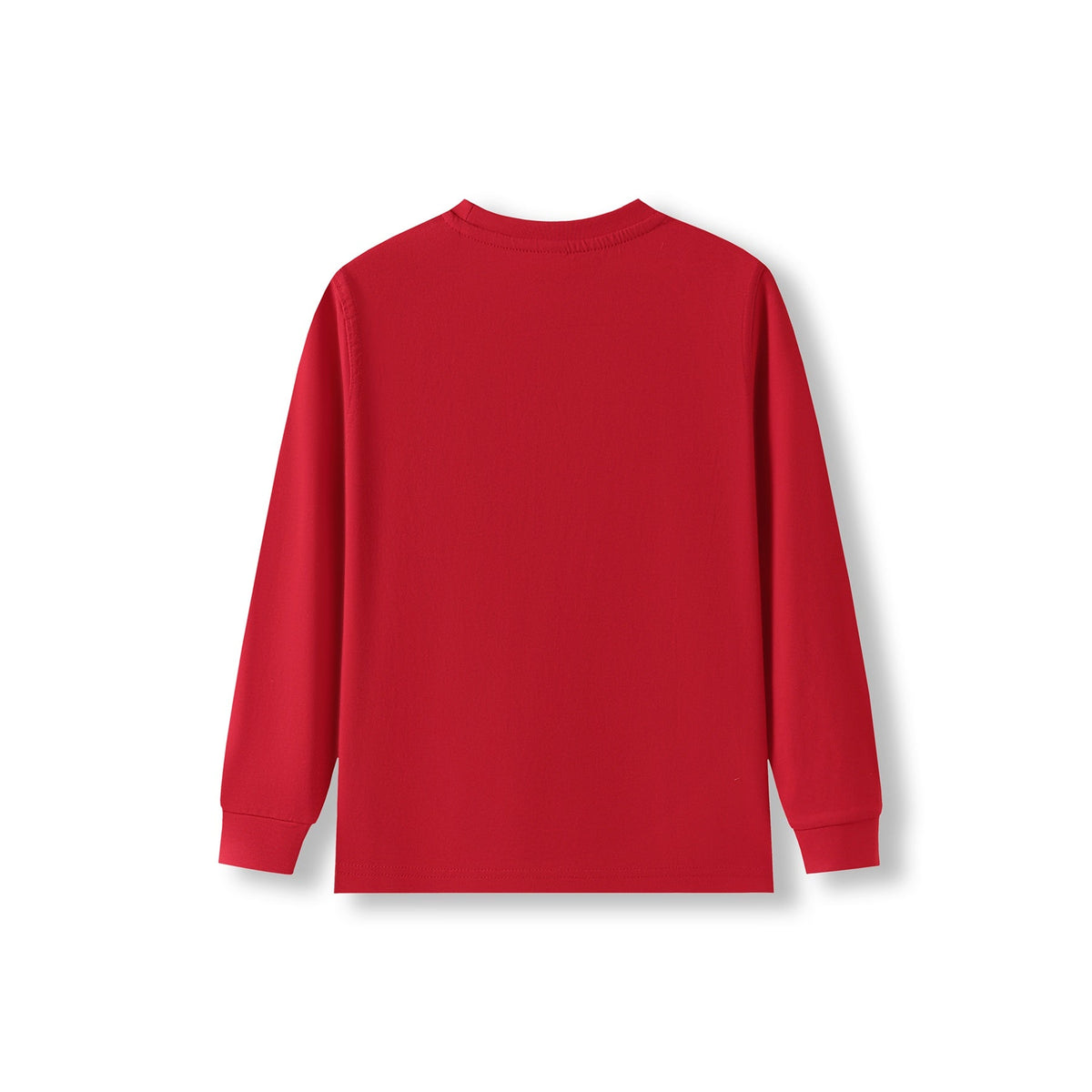 Kid's Long Sleeve T-shirt - Red - Back