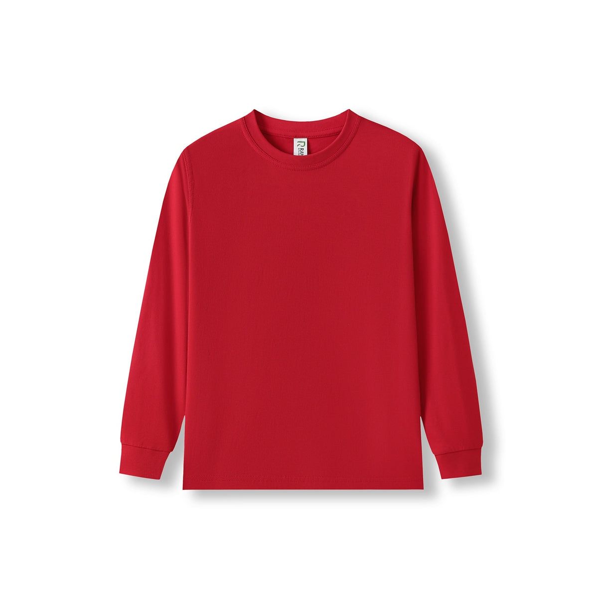Kid's Long Sleeve T-shirt - Red - Front