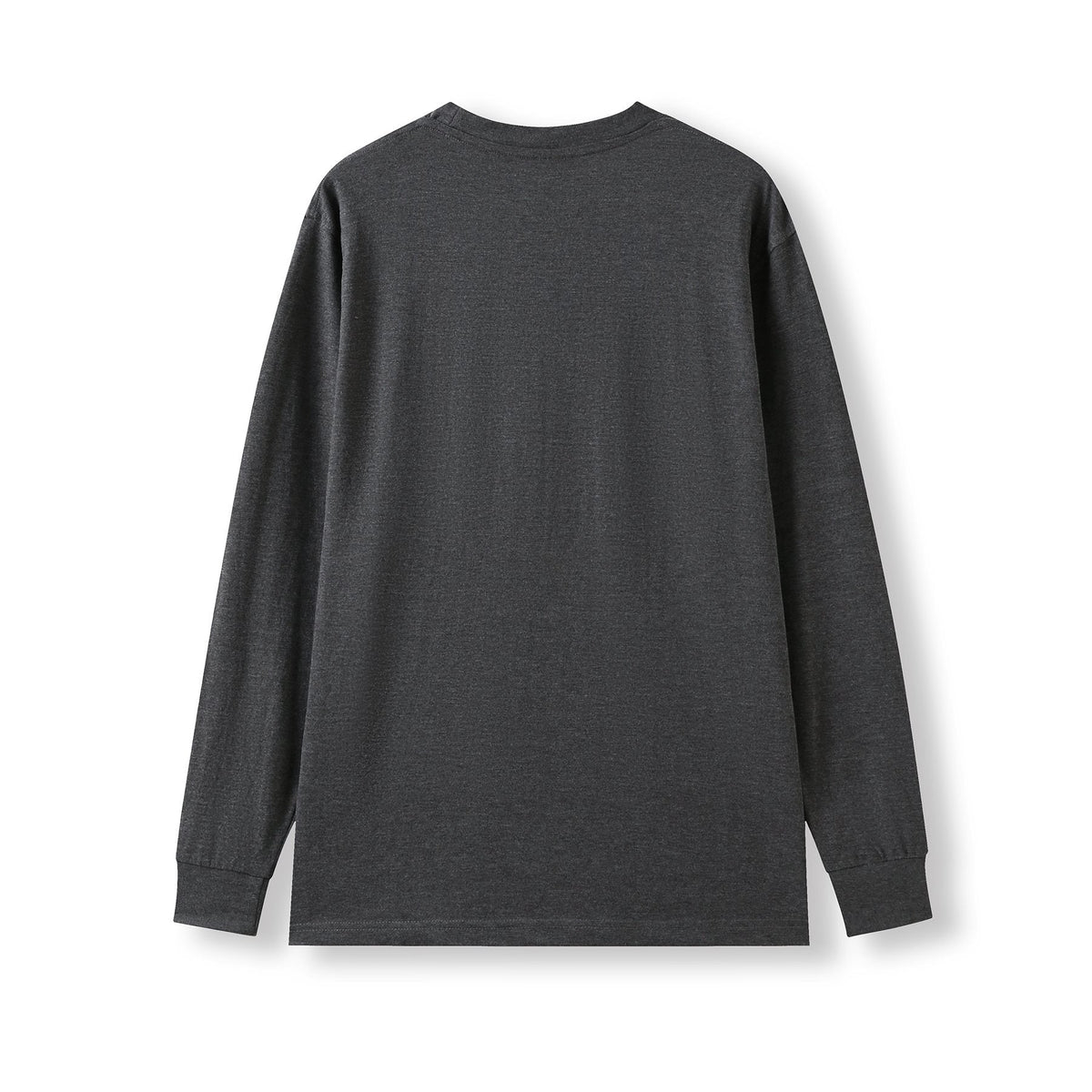 Men's / Unisex Long Sleeve T-shirt - Dark Marl - Back