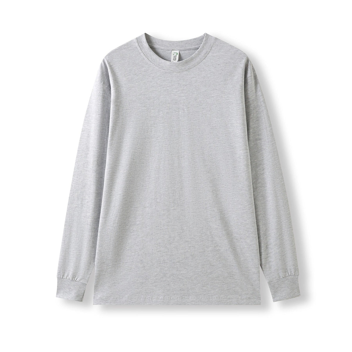 Men's / Unisex Long Sleeve T-shirt - Grey Marl - Front