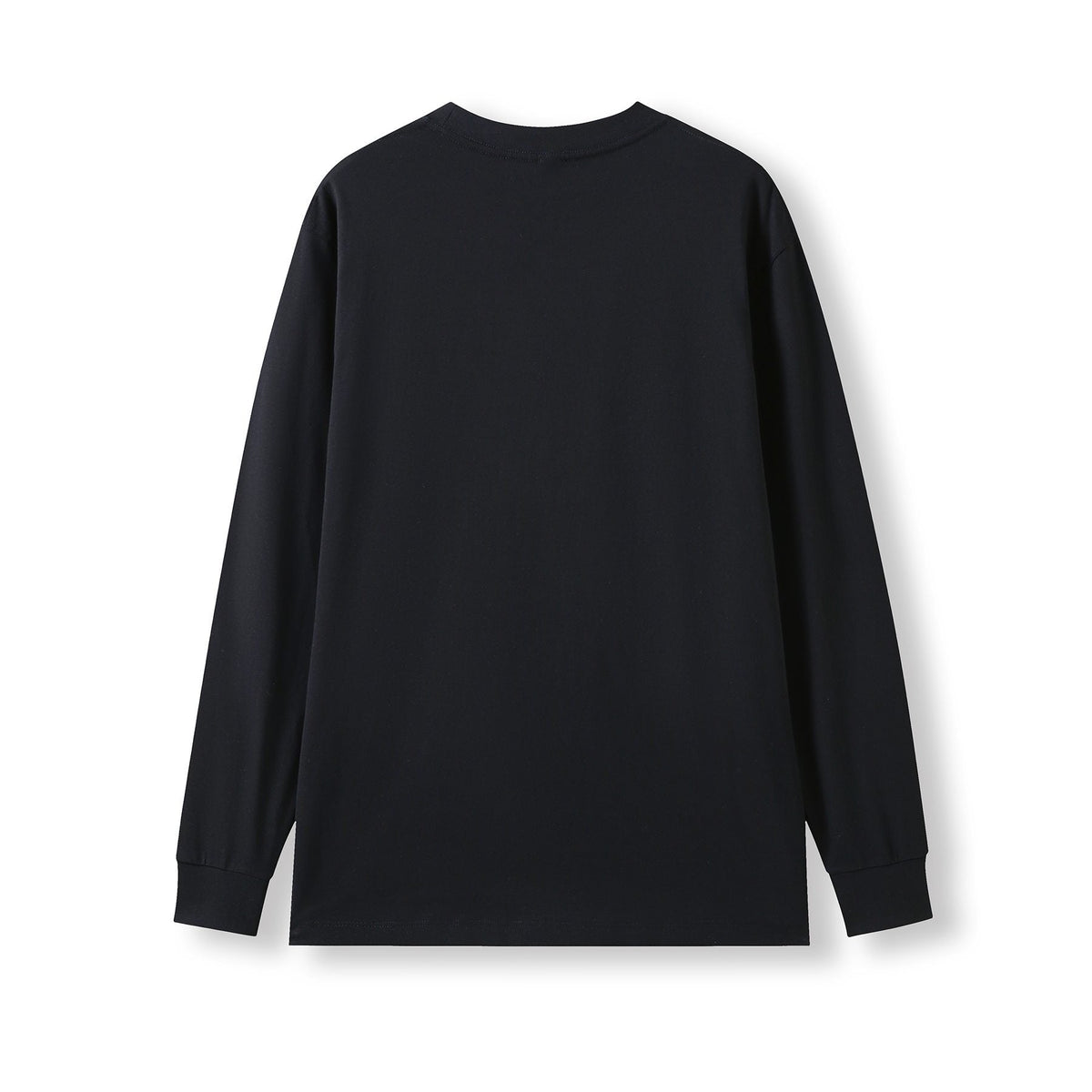 Men's / Unisex Long Sleeve T-shirt - Navy Blue - Back