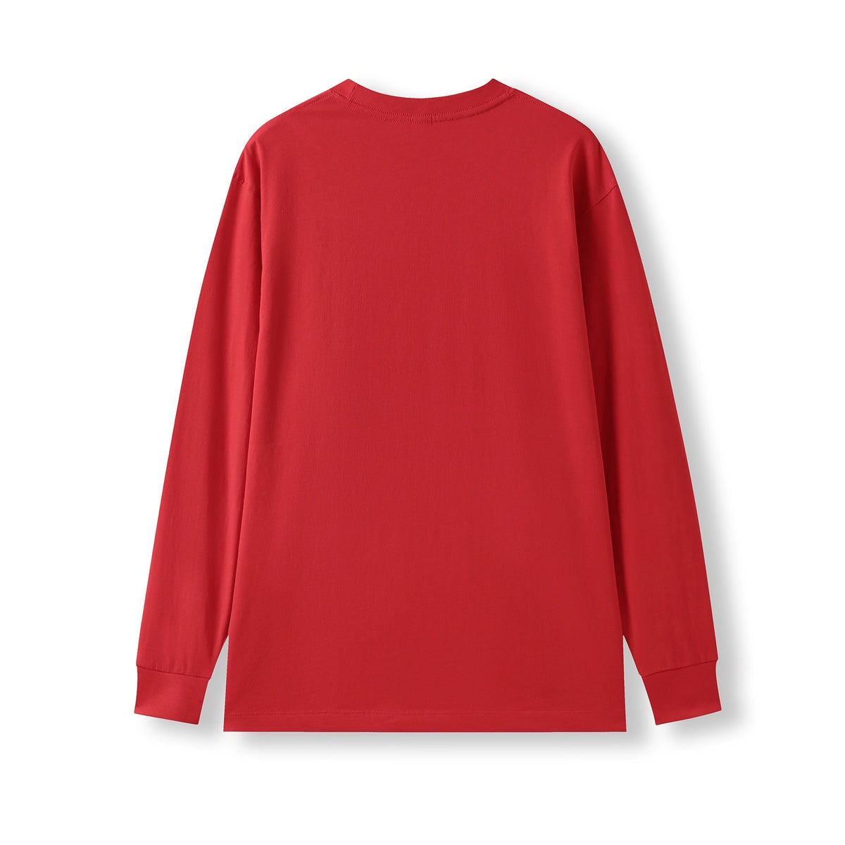 Men's / Unisex Long Sleeve T-shirt - Red - Back