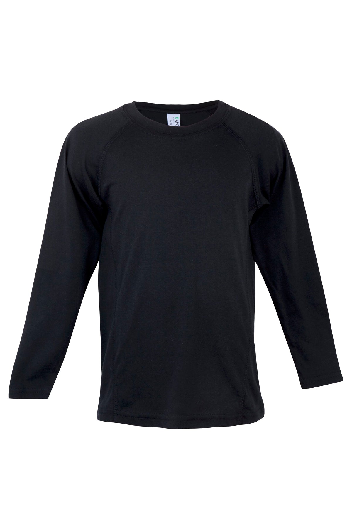 Kid's Greatness long sleeve T-shirt - Black - Front
