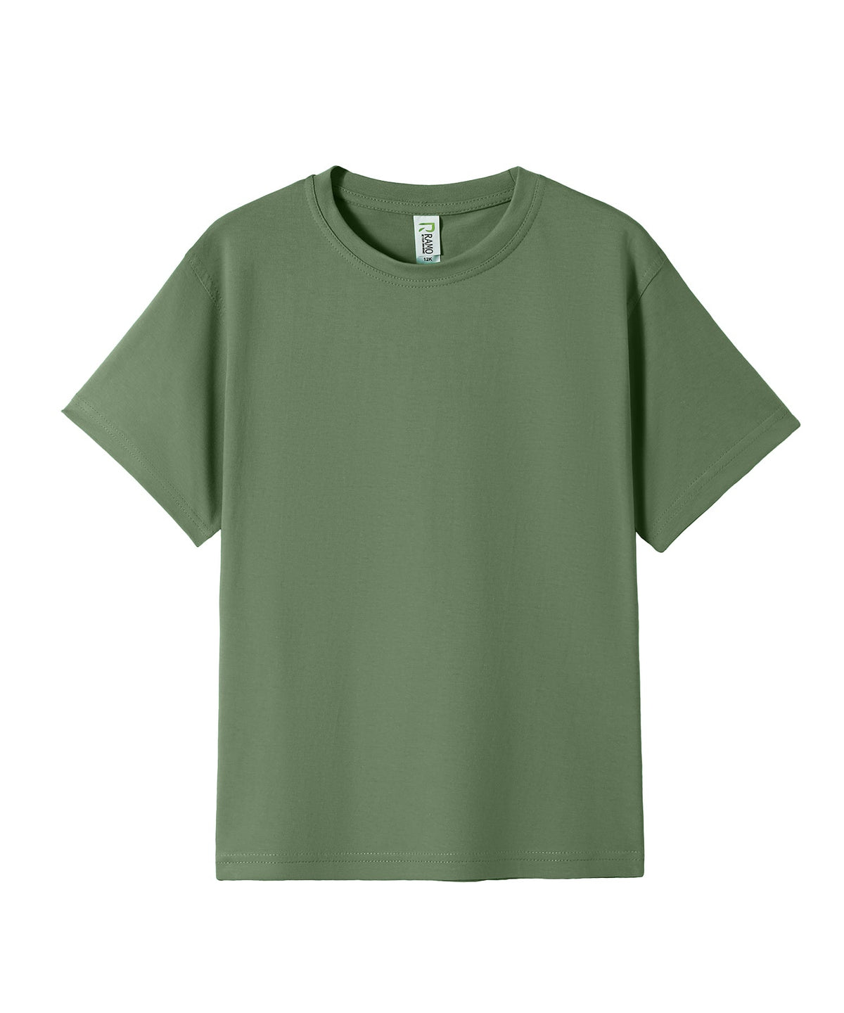 Kid's Regular T-shirt - Army Green - Front