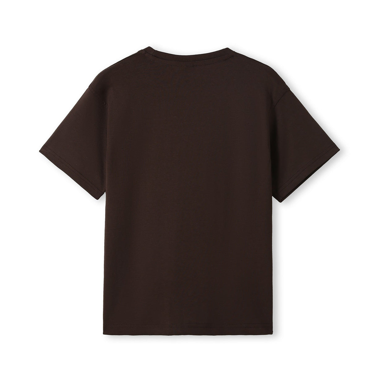 Kid's Regular T-shirt - Brown - Back