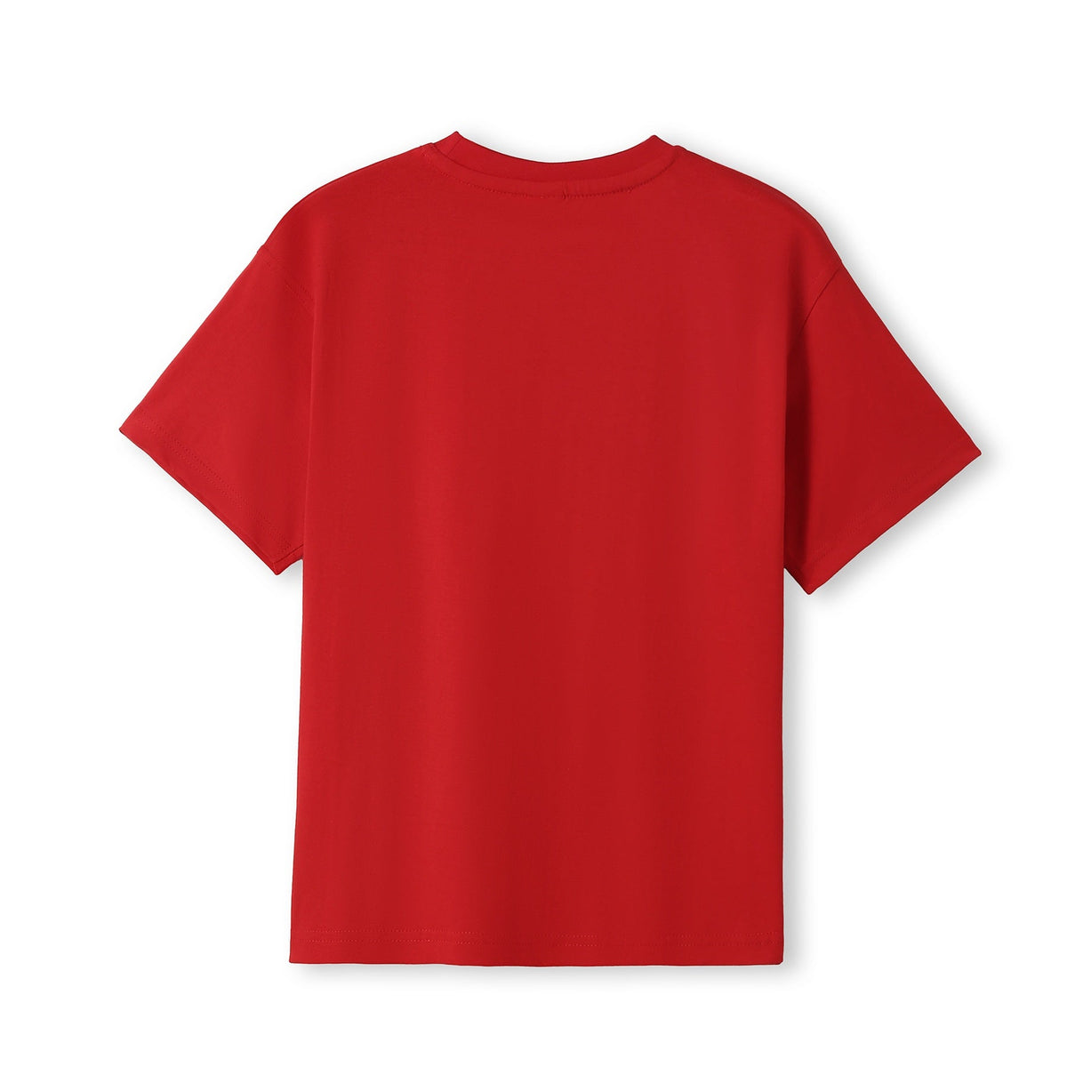 Kid's Regular T-shirt - Red - Back