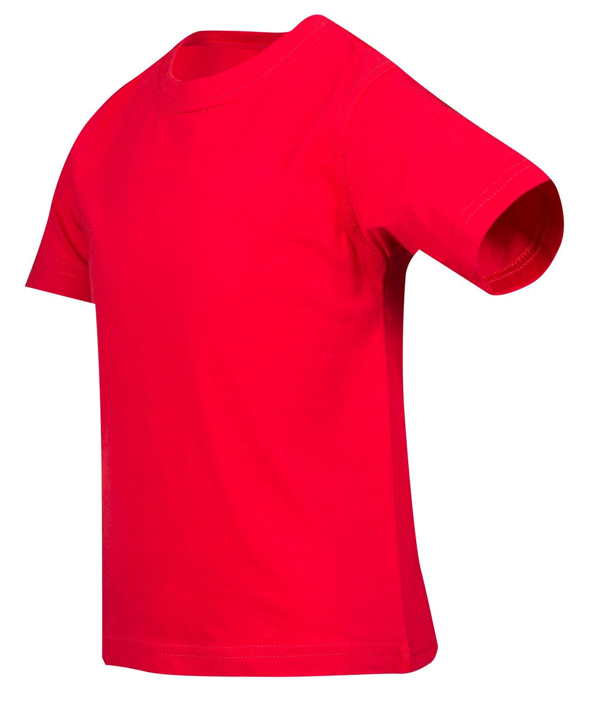 Kid's Regular T-shirt - Red - Side