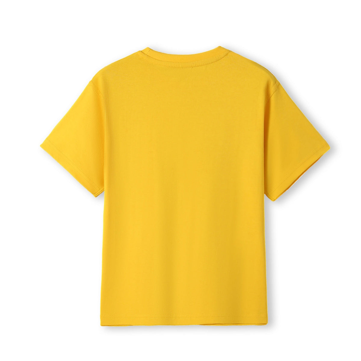 Kid's Regular T-shirt - Yellow - Back