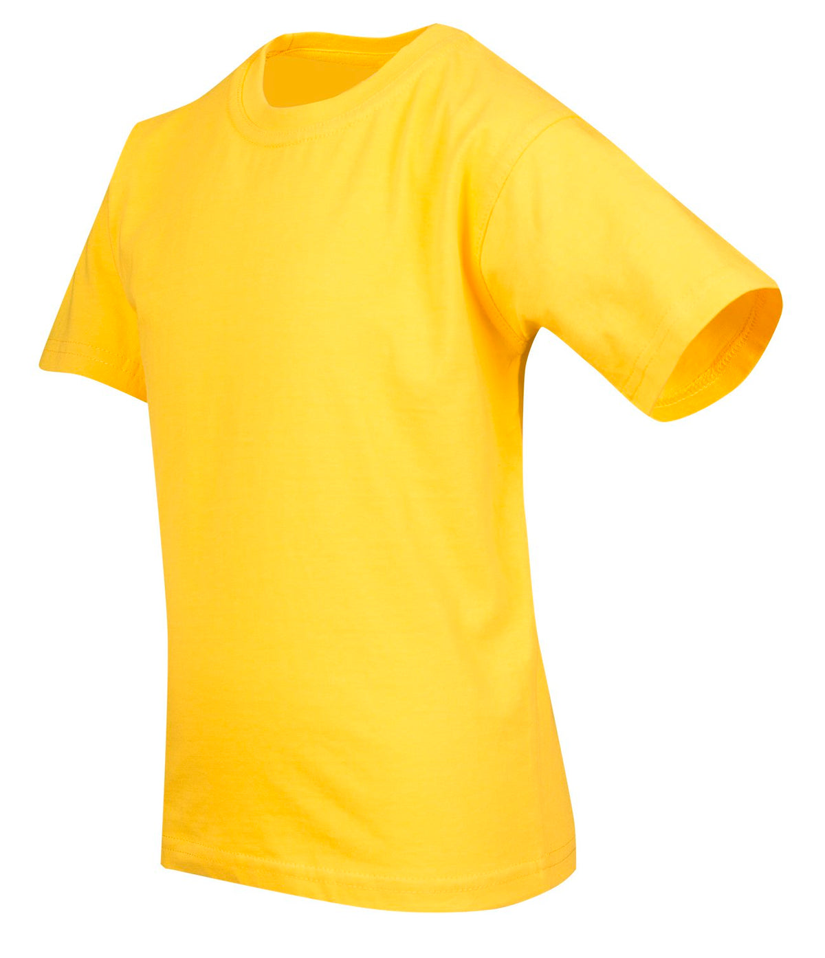 Kid's Regular T-shirt - Yellow - Side