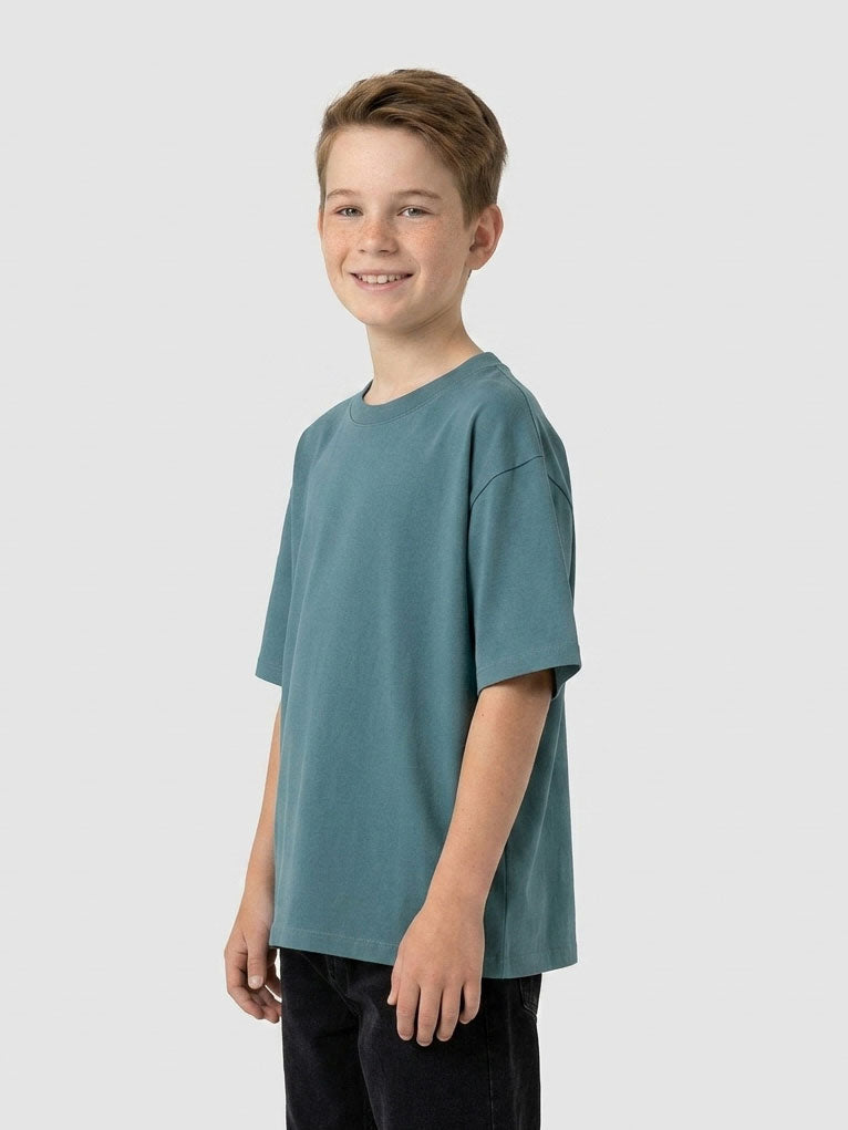 Kid's 200GSM 100% Organic Cotton Faded Tshirt - view