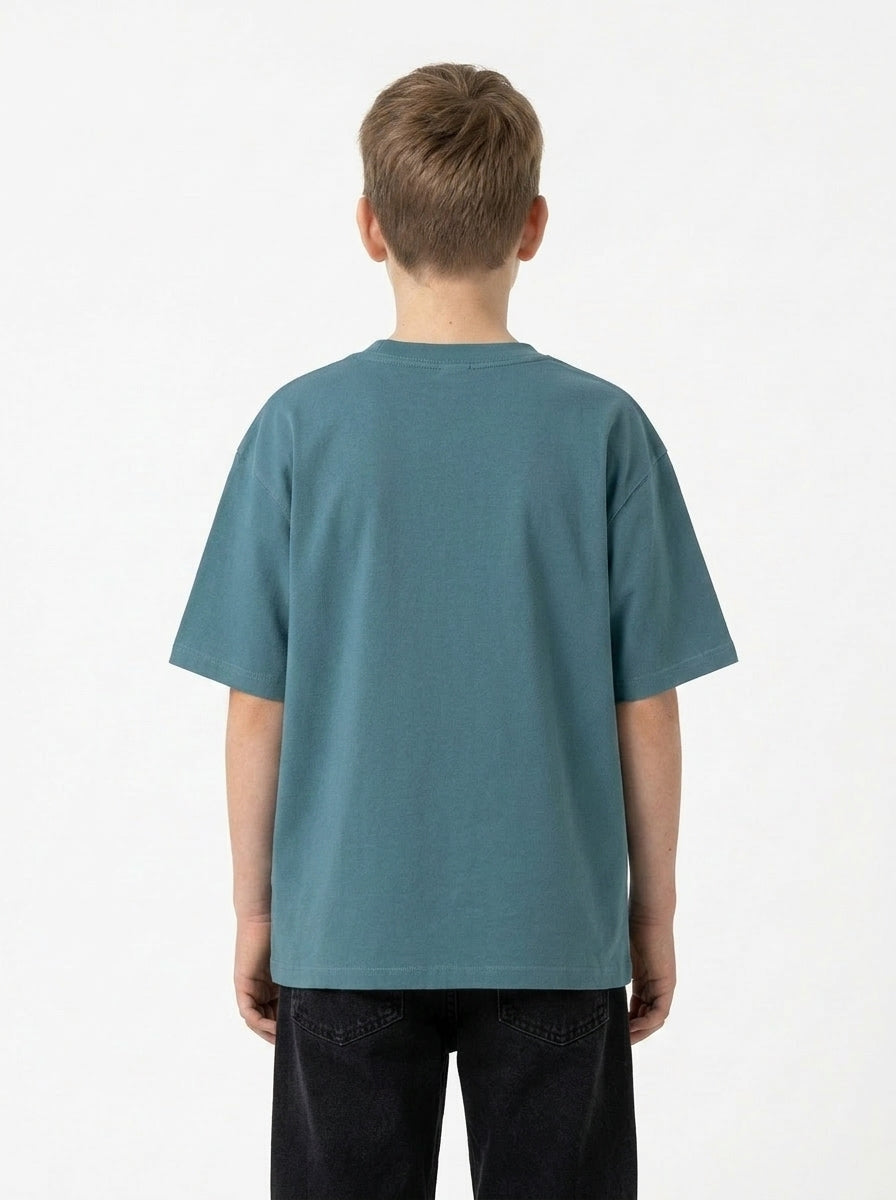 Kid's 200GSM 100% Organic Cotton Faded Tshirt - view