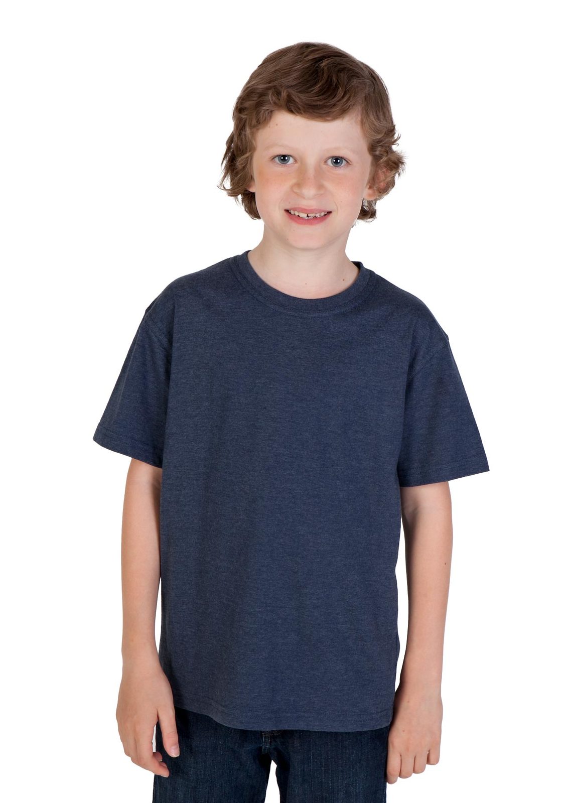 Kids Marl Crew Neck T-shirt - view