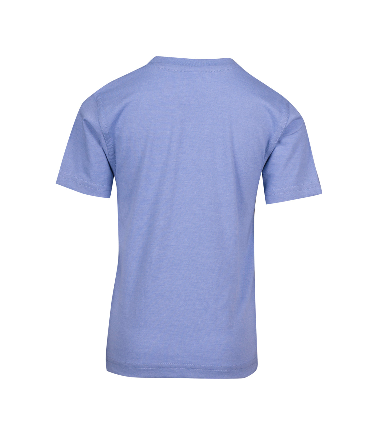Kids Marl Crew Neck T-shirt - Sky Marl - Back