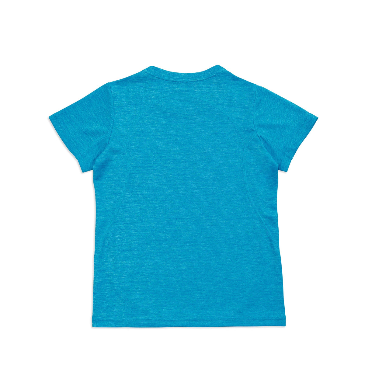 Kid's Challenger 100% polyester T-shirt - Azure Marl - Back