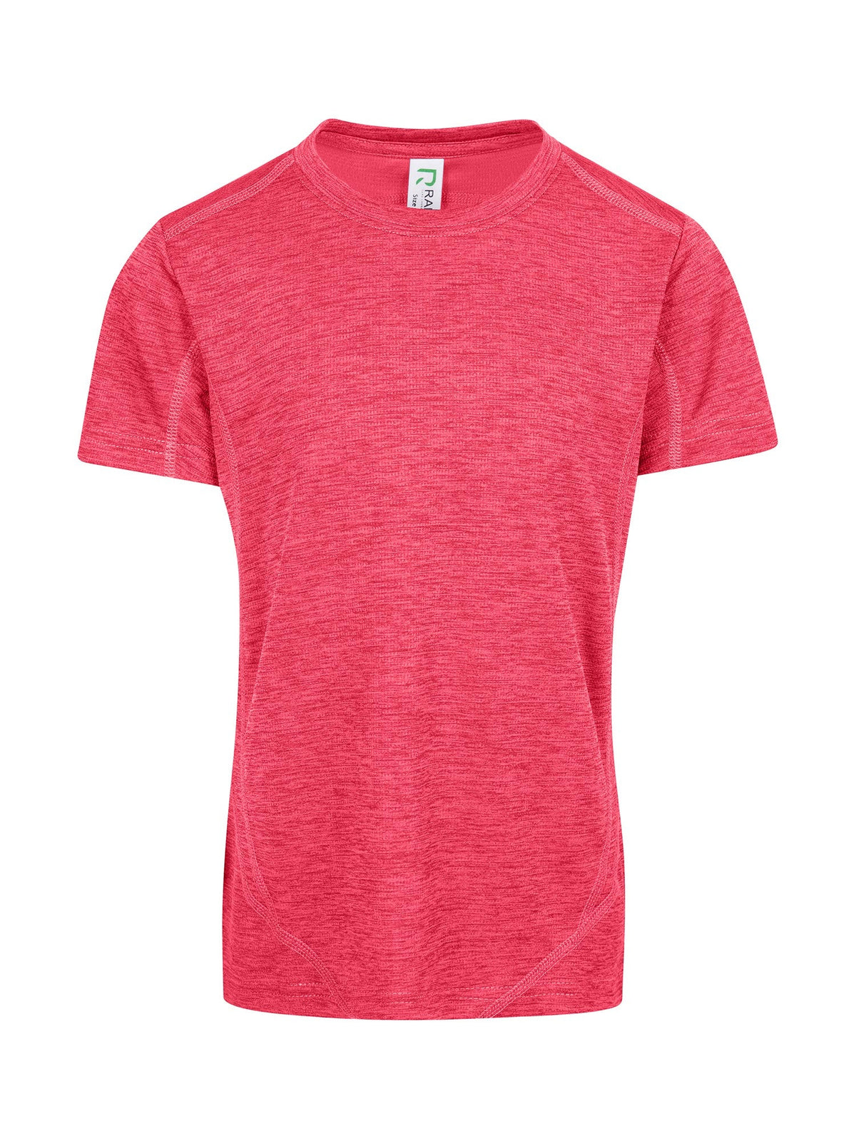 Kid's Challenger 100% polyester T-shirt - Red Marl - Front