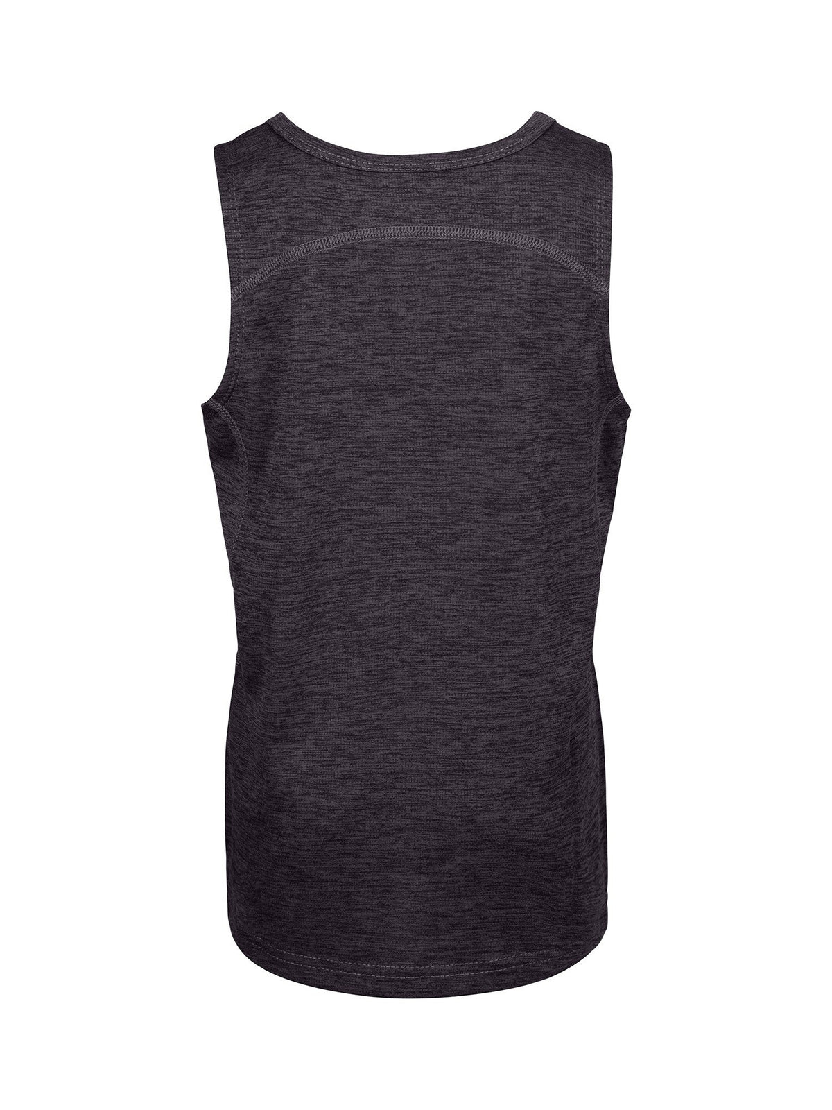 Kids' Challenger 100% polyester singlet - Dark Marl - Back