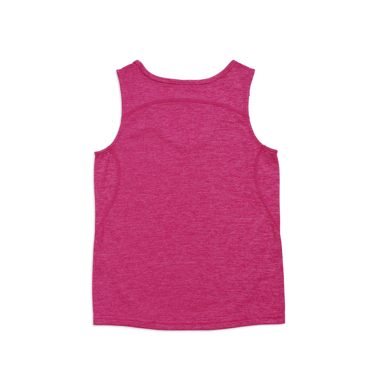 Kids' Challenger 100% polyester singlet - Hot Pink Marl - Back