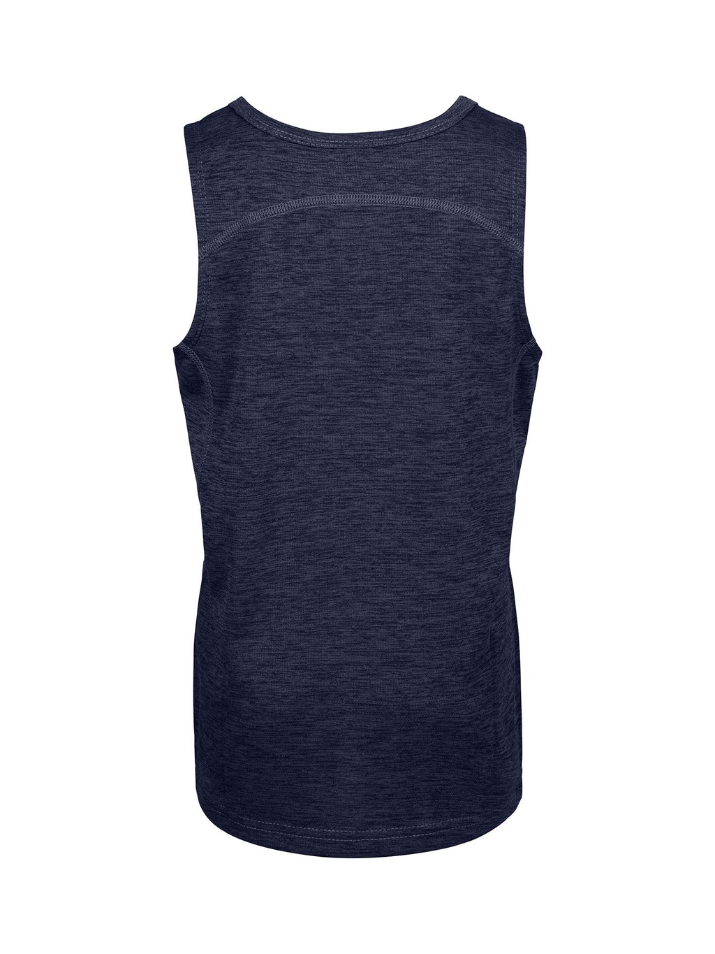 Kids' Challenger 100% polyester singlet - Navy Marl - Back