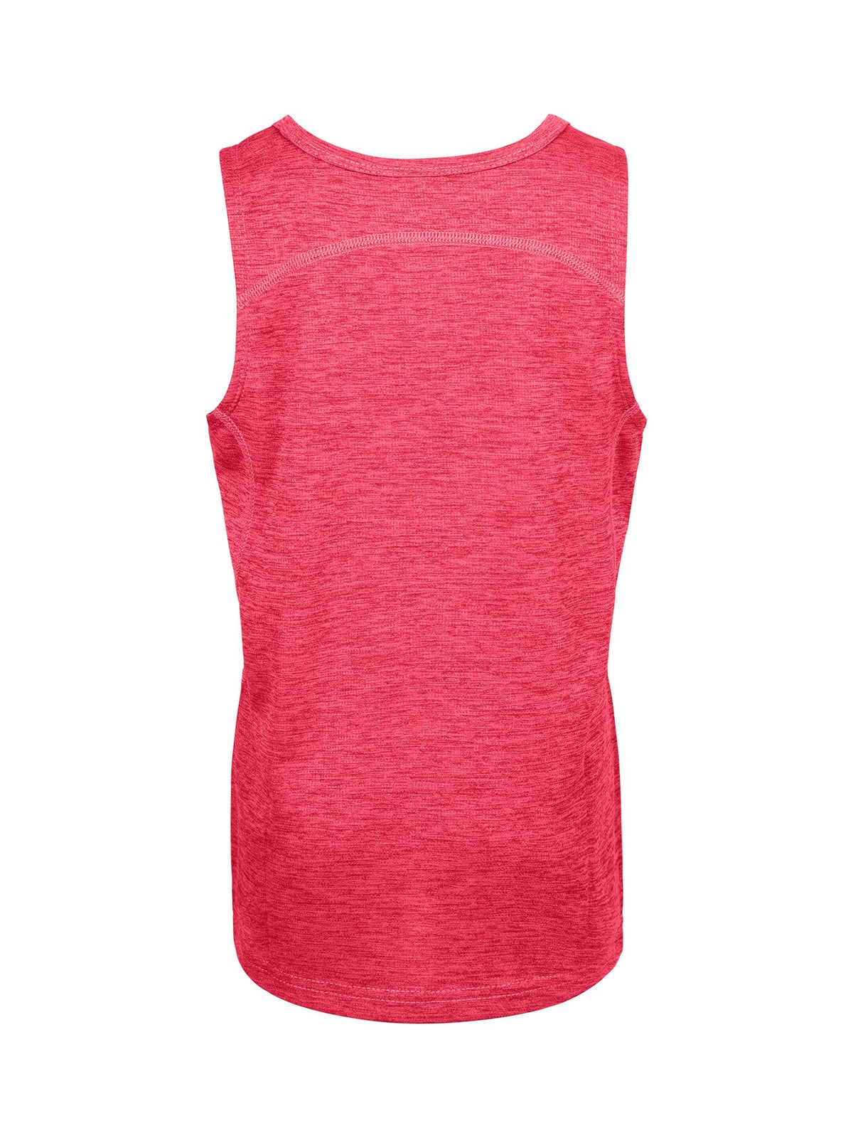Kids' Challenger 100% polyester singlet - Red Marl - Back