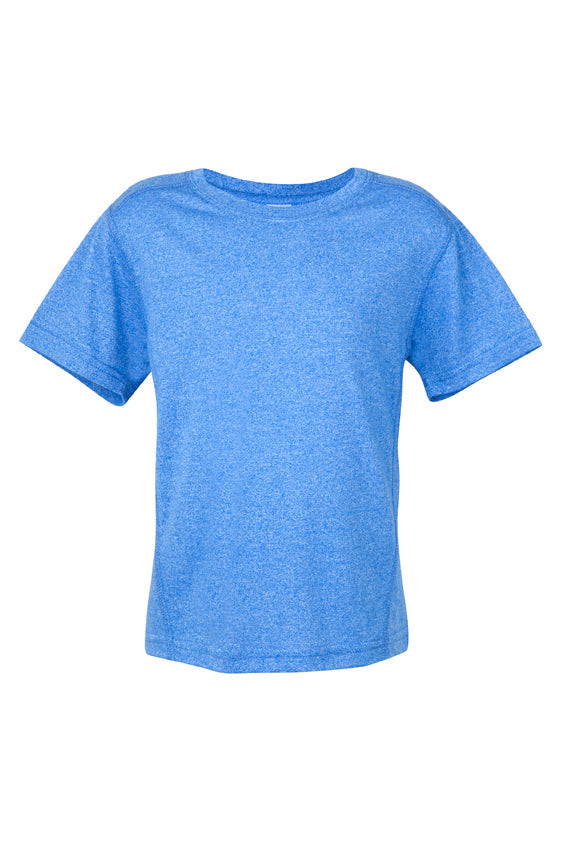Kids Heather Tees - Greatness Range - Royal Heather - Front