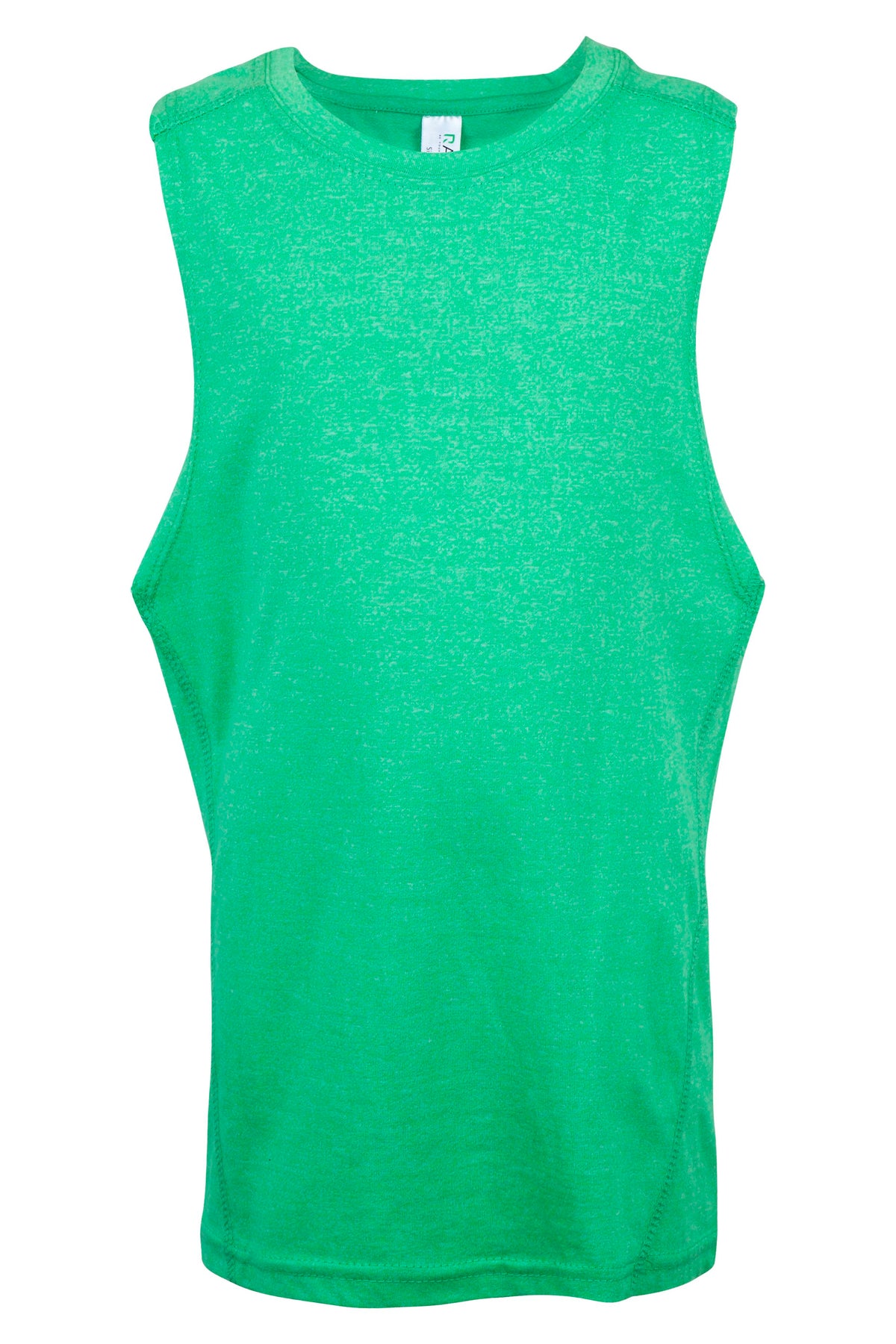 Kid's Greatness healther Tank - Emerald Green Heather - Front